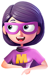 Icono de superheroína Megaprofe