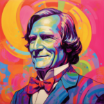 Retrato ilustrado de George Boole