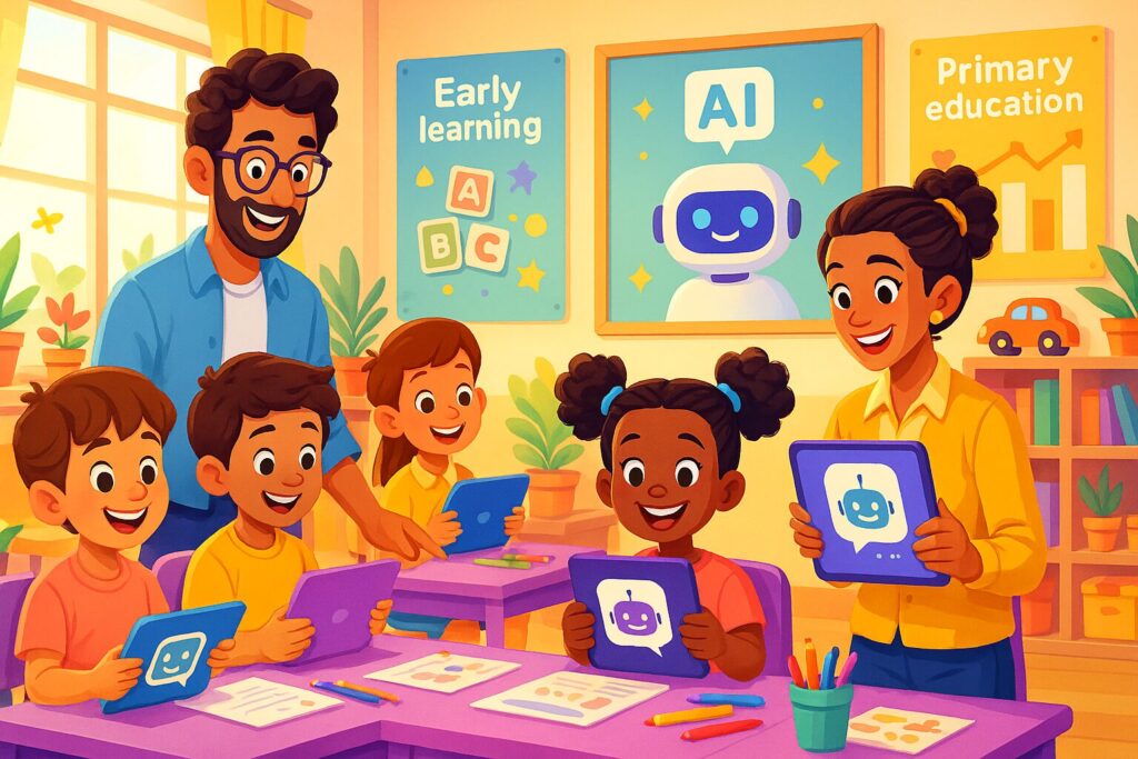 ¿Qué puede hacer la inteligencia artificial en educación infantil y primaria?