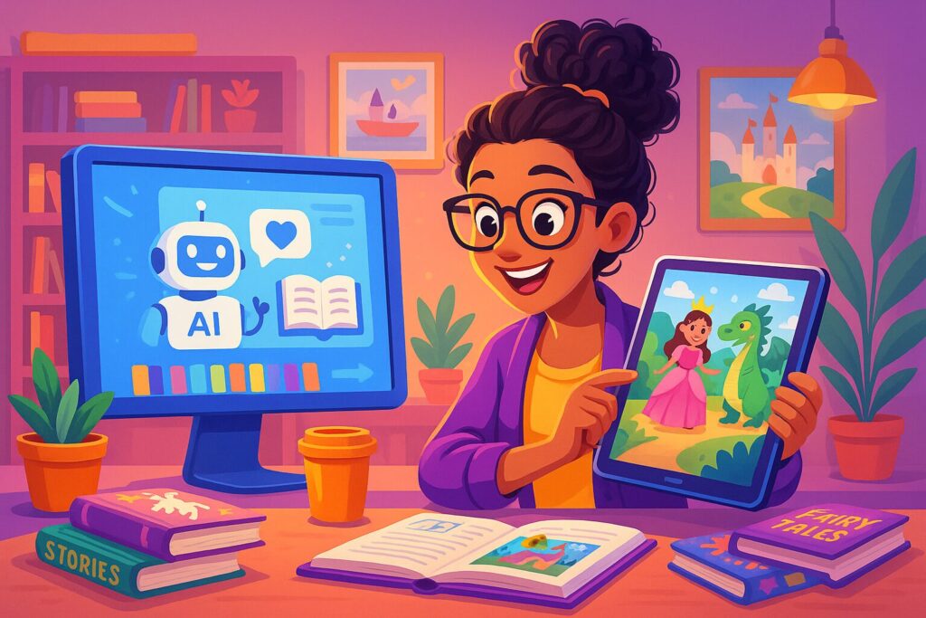 Cuentos generados por IA: cómo crear historias educativas desde cero y en segundos
