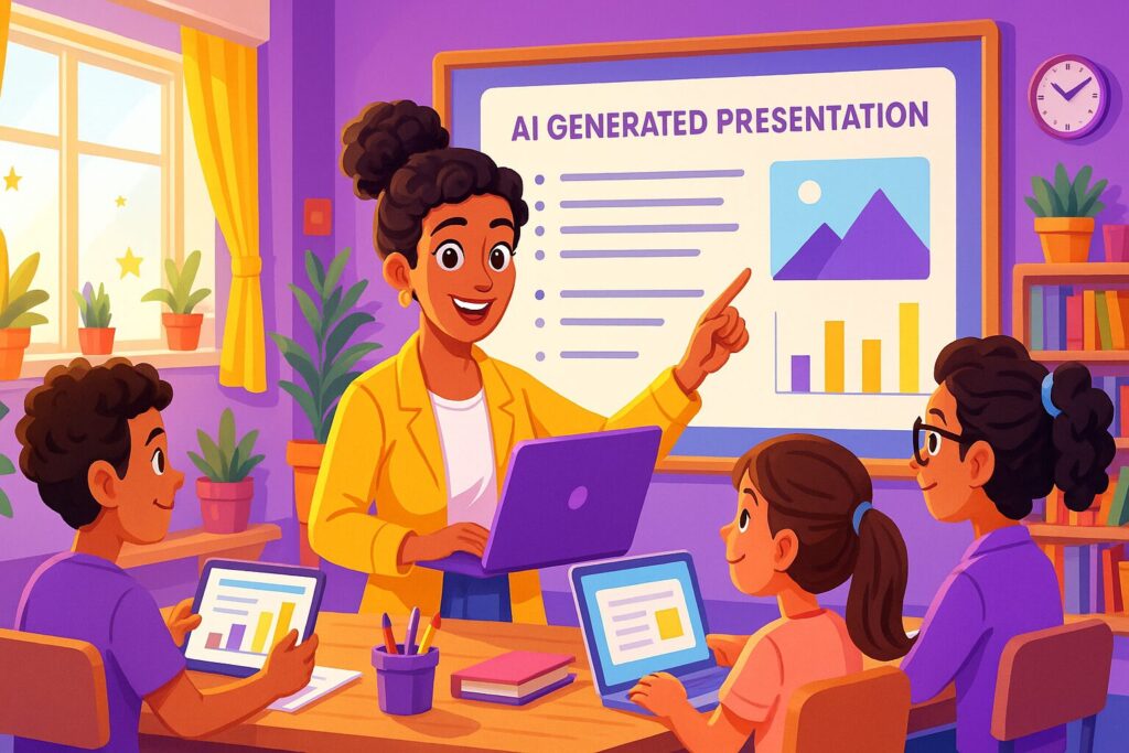 Cómo usar un generador de presentaciones con IA en el aula: guía rápida para docentes
