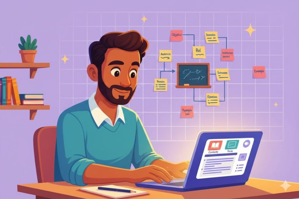 Guía Completa de Prompt Engineering para Docentes: Qué es un Prompt, Características y Estructura Esencial