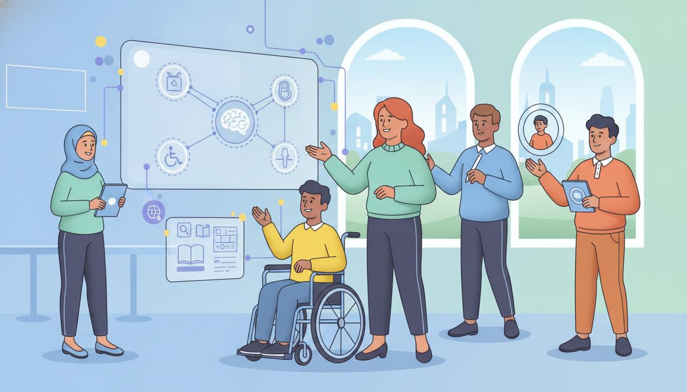 Descubre cómo la inteligencia artificial facilita la inclusión educativa y la adaptación de materiales para alumnos con necesidades específicas.