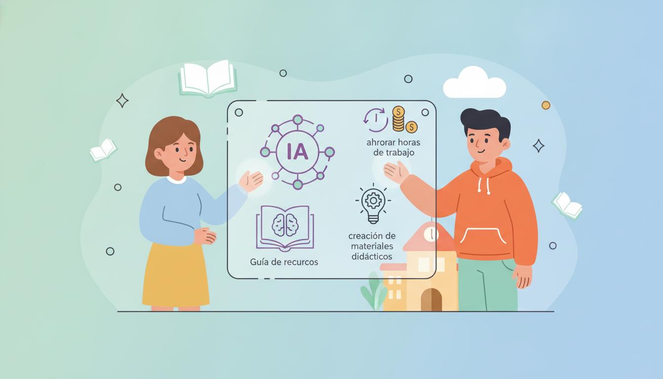 Descubre cómo la inteligencia artificial está transformando la creación de materiales didácticos y cómo puedes ahorrar horas de trabajo semanal.