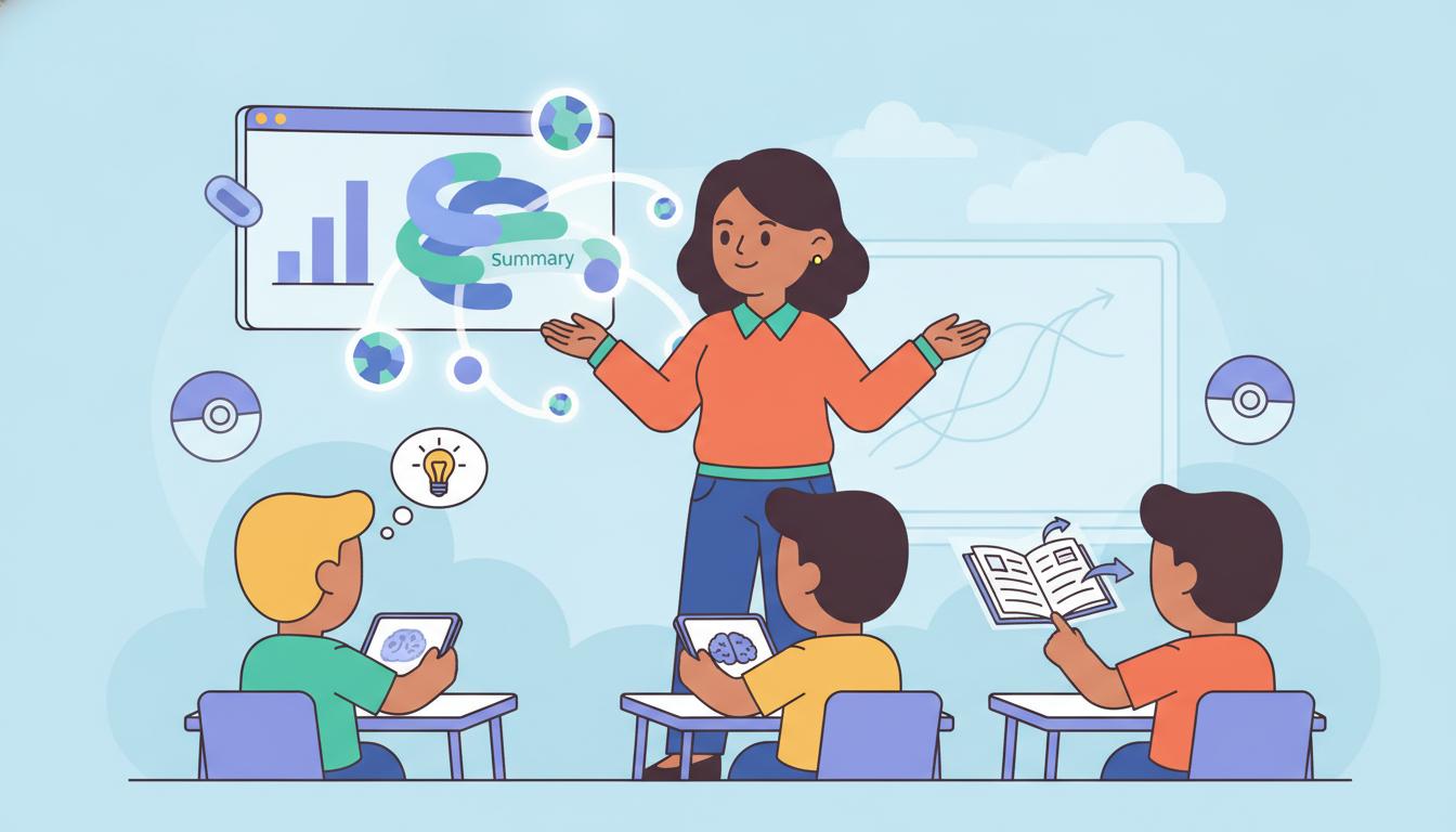 La inteligencia artificial en educación permite a los profesores generar resúmenes precisos y adaptar contenidos complejos para mejorar la comprensión del alumnado.