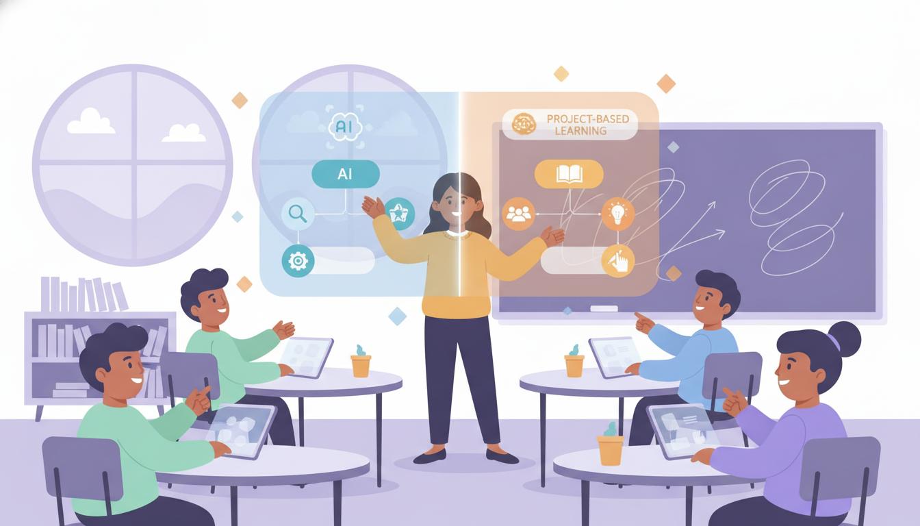 Aprende a delegar tareas repetitivas a la IA al diseñar tu Aprendizaje Basado en Proyectos sin perder la esencia pedagógica y el control docente.