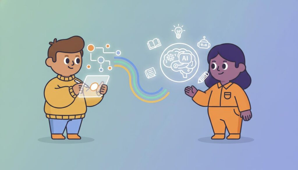 Descubre cómo optimizar tu tiempo docente mediante un flujo de trabajo simplificado para crear actividades y recursos educativos con IA de alta calidad.