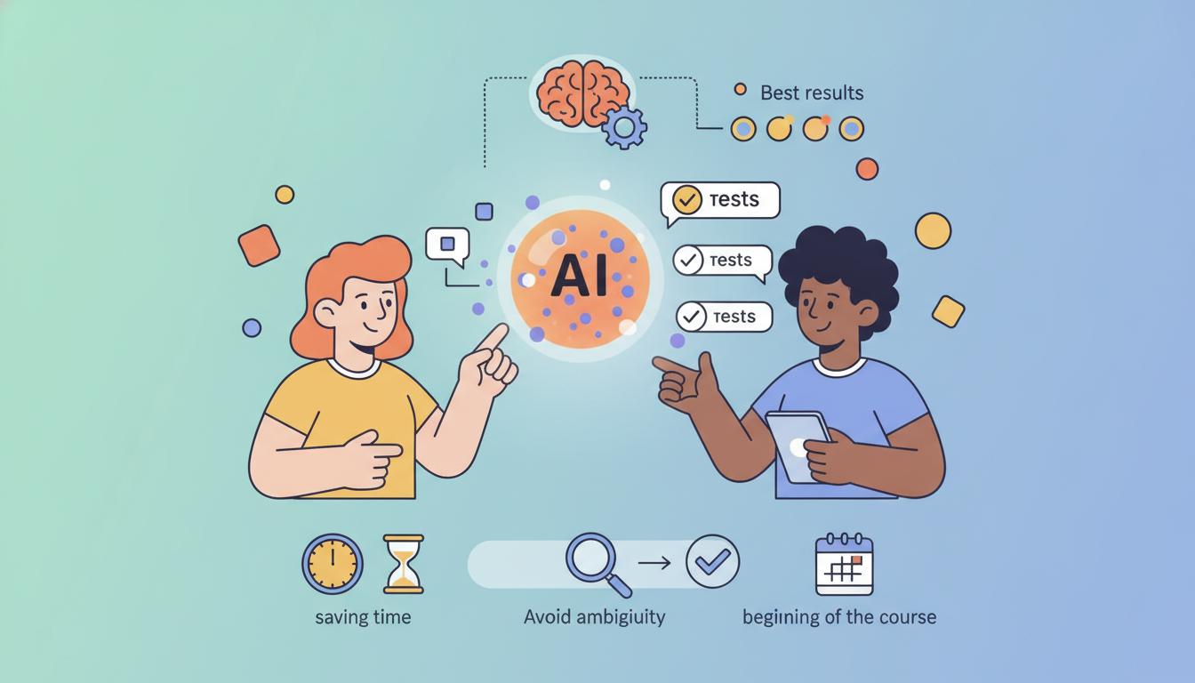 Descubre cómo aprovechar los mejores resultados de la IA para diseñar cuestionarios de evaluación eficaces, evitando la ambigüedad y ahorrando tiempo en este inicio de curso.