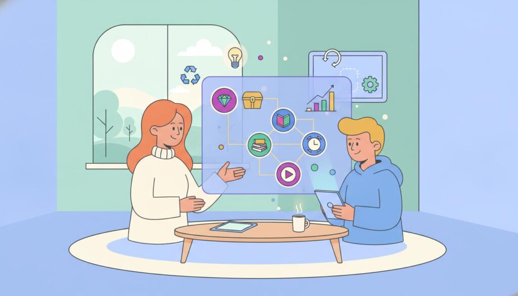 Descubre cómo los profesores particulares pueden aprovechar la inteligencia artificial para reciclar materiales exitosos y ofrecer sesiones ultra-personalizadas sin esfuerzo extra.